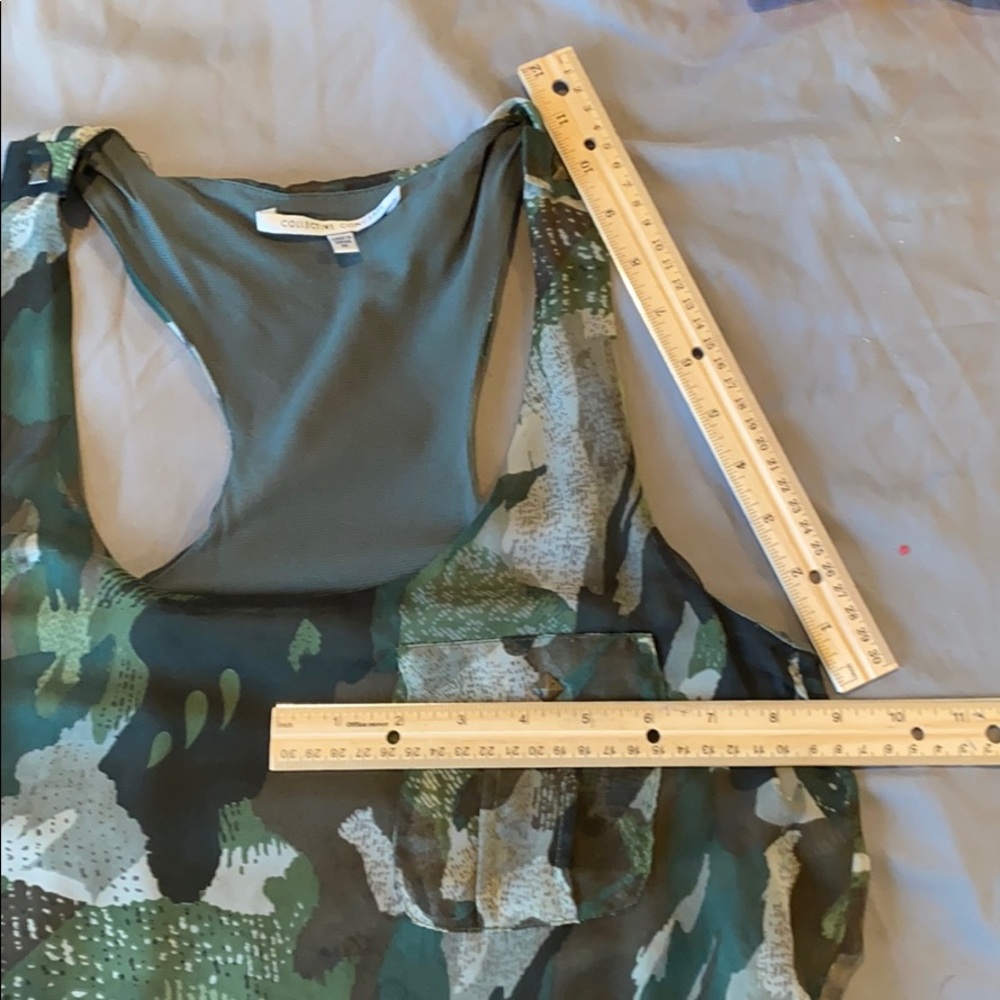 Tank top, camp print